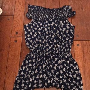Navy blue romper